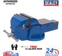 Sealey CV200XT Professional Fixed Base Vice 200mm Workshop With 1x Glove Pair