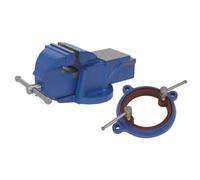 Sealey Cvxtb100Combo Professional Heavy-Duty Vice 100mm With Swivel Base