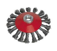 Sealey CWB115 115mm Conical Wire Brush M14 x 2mm