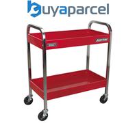 Sealey CX102 Trolley 2-Level Heavy-Duty Workshop Red