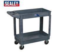 Sealey CX202 Trolley 2-Level Composite Heavy-Duty with handle