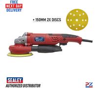 Sealey 150mm Variable Speed Dust-Free Dual Action Sander 750W DAS151