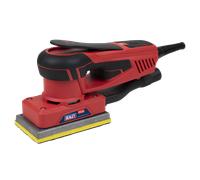 Sealey Orbital Sander DAS151PS 1/3 Sheet 80 x 133mm Brushless Variable Speed Dual Action