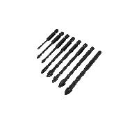 Sealey Tile & Glass Drill Bit Set 8pc