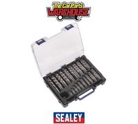 Sealey Drill Bit Assortment DBS170FG HSS Fully Ground 170pc 1-10mm DIN 338