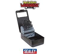 Sealey DBS25RF HSS Roll Forged Drill Bit Set 25pc 1-13mm