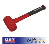 Sealey Dead Blow Hammer 28oz 1.75lb Premier TPR Shaft Head Soft Grip Handle