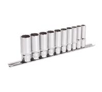 Sealey AK69910D Socket Set 10Pc Deep 3/8inSq Drive Total Drive®
