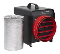 Sealey Industrial Fan Heater 10kW Thermostat Workshop Garage - DEH10001