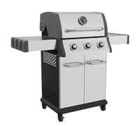 Sealey Dellonda 3 Burner Deluxe Gas BBQ Piezo Ignition Stainless Steel DG16