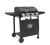 Sealey Dellonda 3 Burner Gas BBQ Grill Ignition Black Stainless Steel DG14