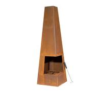 Sealey Dellonda Chiminea, Wood Burner, Heater for Outdoors W45cm x H150cm, Corte