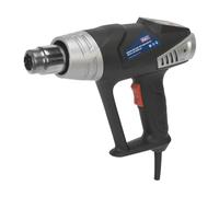 Sealey Deluxe Hot Air Gun Kit with Led Display 2000W 80-600°C Hot Air Gun Tool