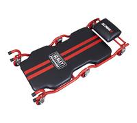 Sealey Scr84 Steel Creeper with 6 Wheels & Headrest Deluxe