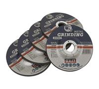 Sealey Depressed Centre Grinding Disc 115mm Pack of 5