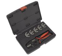 Sealey Deutsch Connector Plier Set Crimping Electrical Terminals Wire Cable 7pcs