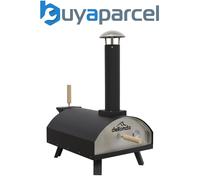 Sealey DG10 Dellonda Portable Wood-Fired 14in Pizza & Smoking Oven - Black/Stainless Steel
