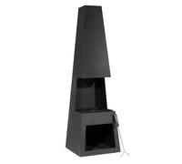 Sealey DG107 Dellonda Outdoor Chiminea Fireplace Fire Pit Heater Firewood