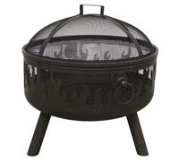 Sealey DG117 Dellonda Deluxe Firepit Fireplace Outdoor Patio Heater Cooking Grill & Poker