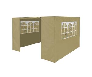 Sealey DG146 Dellonda Premium Gazebo/Marquee Side Walls/Doors/Windows Fits 3 X 3M Models - Beige