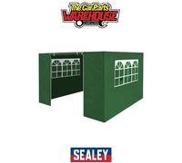 Sealey Dellonda Premium Gazebo/marquee Side Walls/doors/windows, Fits 3 X 3M Models - Grey (Dg149)