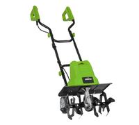 Sealey DG217 Dellonda Electric Tiller/Cultivator 1500W Rotavator For Digging Garden Soil Electric Weeder 40Cm Working Width 6 Blades 10M Power Cable Foldable Frame