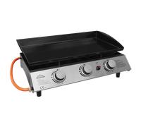 Sealey DG22 Dellonda 3 Burner Portable Gas Plancha 7.5Kw Bbq Griddle Stainless Steel - Dg22