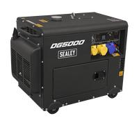 Sealey DG5000 5000W Diesel Generator 4-Stroke Engine 110/230V