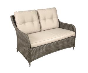 Sealey Dg70 Dellonda Chester Rattan Wicker Outdoor 2-Seater Sofa