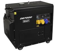 Sealey Dg7000 7000W Diesel Generator 4-Stroke Engine 110/230V