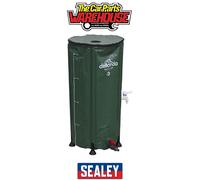 Dellonda 100L Collapsible Fold Up PVC Garden/Hydroponics Water Butt with Zipped Lid & Drain Tap