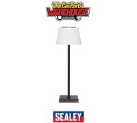 Dellonda Rechargeable Table Lamp, for Home, Office, Restaurants, RGB Colour Modes & Stepless Dimmable Desk Lamp, 3600mAh Battery, 6 Hour Usage Time - Black