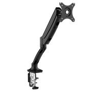 Sealey DH24 Dellonda Adjustable Single Monitor Arm with 360° Rotation - Black