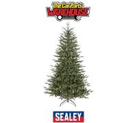 Dellonda Pre-Lit 5ft Christmas Tree with 190 Warm White LED Lights & 770 PE/PVC Tips - DH80