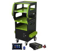 Sealey Diagnostic Support Station Green Tablet Trolley & Battery Support SDS1G1
