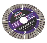 Sealey Diamond Blade Multipurpose Dry/Wet Use, Ø115mm - WDMP115