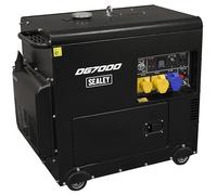 Sealey Diesel Generator, 7000W, 4-Stroke Engine, 110/230V - DG7000