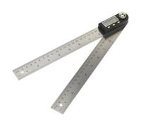 Sealey Digital Angle Rule 200mm/8" Angle Finder Battery Powered Ak7200