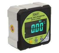 Sealey Digital Inclinometer with Laser - AK9991