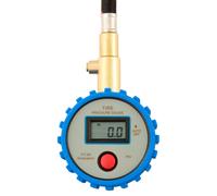 Tyre Pressure Gauge Digital with Leader Hose & Quick Release 0-100psi