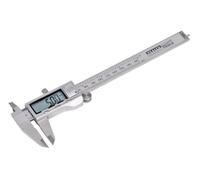 Sealey Digital Vernier Caliper 0-150mm(0-6") Stainless Steel Ak9621Ev