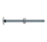 Sealey DIN 603 Coach Bolts and Nuts Zinc Plated M6 75mm Pack of 100