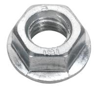 Flange Nut Serrated M12 Zinc Pack of 50
