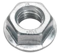 Sealey DIN 6923 Zinc Plated Serrated Flange Nuts M12 Thread Pack of 50