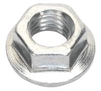 Sealey DIN 6923 Zinc Plated Serrated Flange Nuts M5 Thread Pack of 100