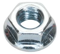Sealey DIN 6923 Zinc Plated Serrated Flange Nuts M8 Thread Pack of 100