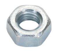 Sealey Din 934 Zinc Plated Steel Nuts M5 Thread Pack of 100