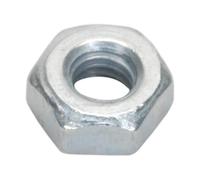 Sealey Din 934 Zinc Plated Steel Nuts M3 Pack of 100