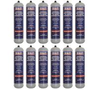 Sealey Disposable Carbon Dioxide/Argon Gas Cylinder 100G - Box Of 12