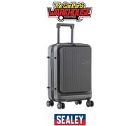 Cabin Size Luggage 20" 2 x Laptop Compartments Dual TSA Lock, USB & 360° Wheels